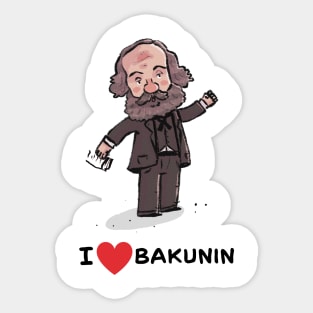 Bakunin Sticker